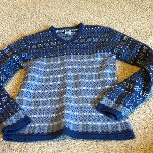 Columbia wool ski sweater